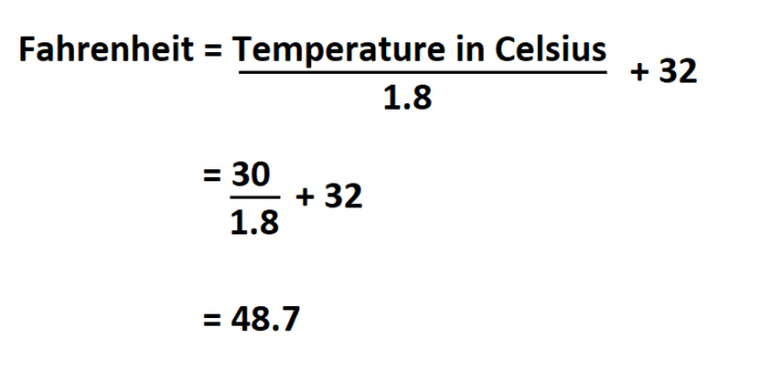 95 celsius to fahrenheit